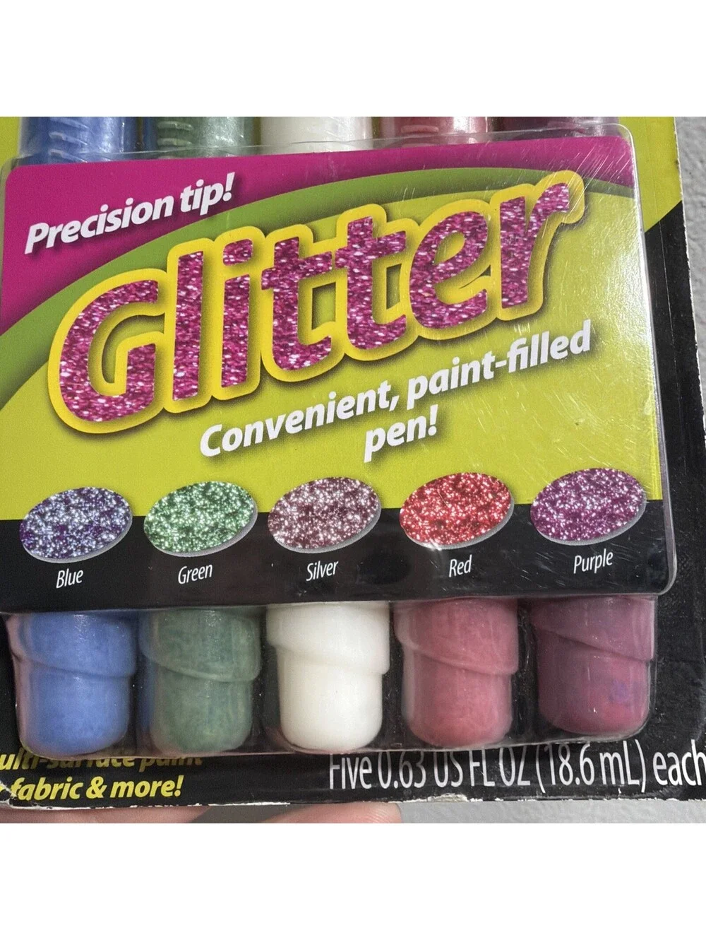 2012 Puffy Pen Glitter Brush Tip Painters NIB READ DESCRIPTION